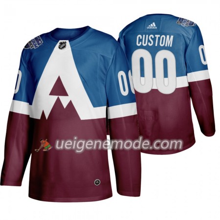 Herren Eishockey Colorado Avalanche Trikot Custom Adidas 2020 Stadium Series Authentic